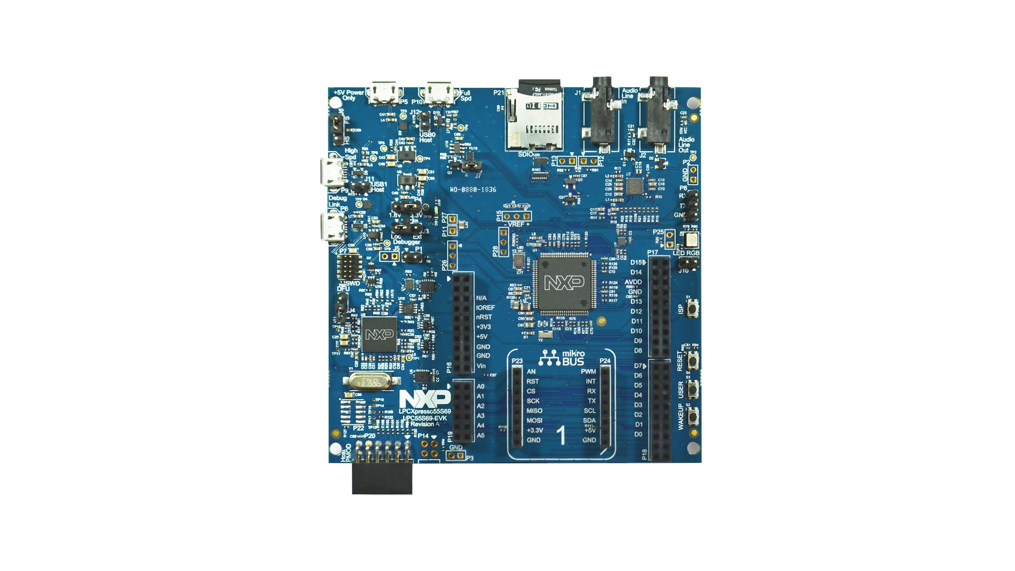 LPC55S69-EVK: LPC55S6x单片机开发板